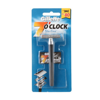 GILLETTE-7-O-CLOCK-RAZOR-STERLING