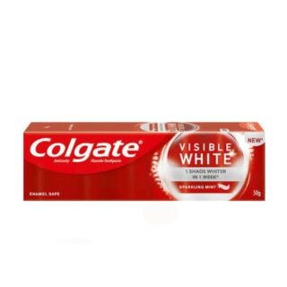 Colgate Visible White Toothpaste - Sparkling Mint 50GM