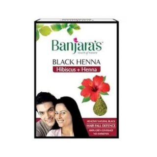 BANJARA BLACK HENNA WITH HIBISCUS 50G