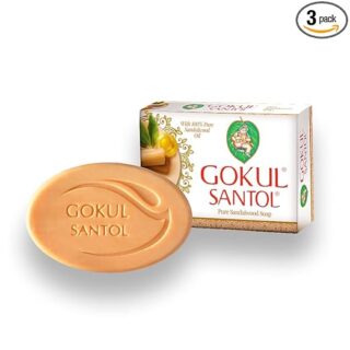 GOKUL SANTOL 75 GM CDBOX PURE SANDALWOOD SOAP 100% PURE SANDALWOOD OIL