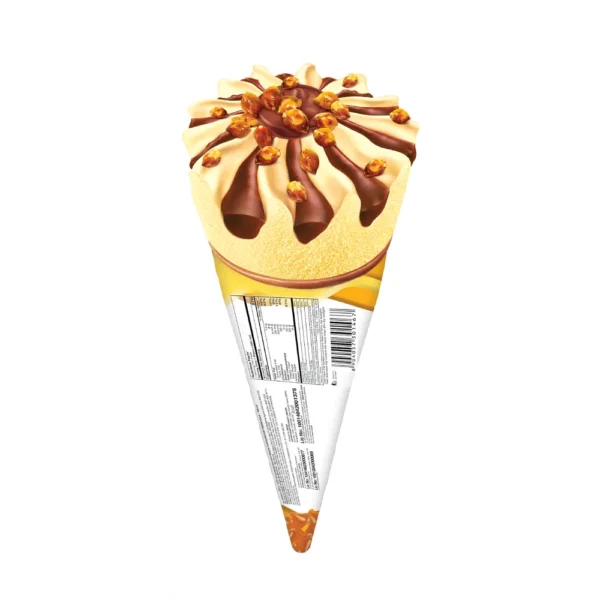 ARUN ICECREAMS I CONE BUTTERSCOTCH 100ML WAR-BACK